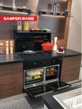 小空間大容量，帥豐TJ3-8B集成灶+JS-W20集成水槽洗碗機重新定義廚房