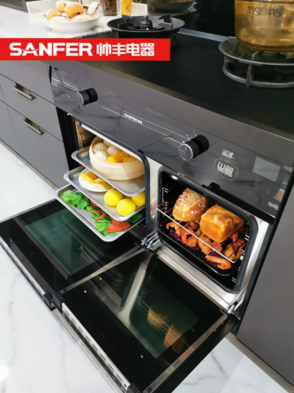 小空間大容量，帥豐TJ3-8B集成灶+JS-W20集成水槽洗碗機(jī)重新定義廚房