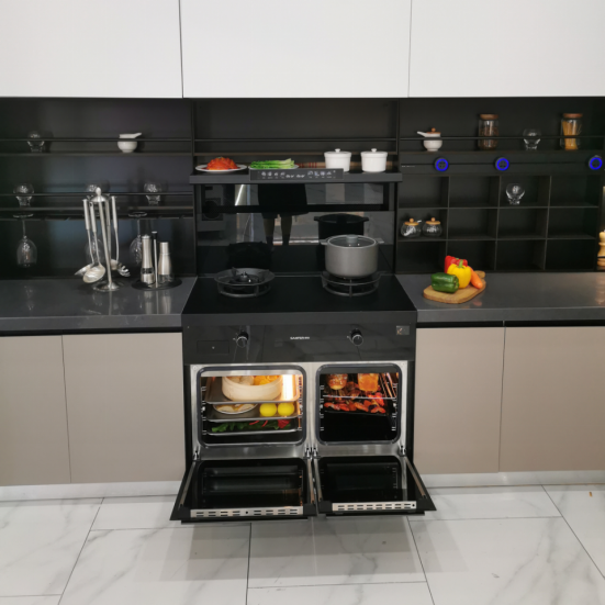 顏值首選，智控科技，TJ3-8B蒸烤同步集成灶實現(xiàn)智能家居生活不是夢