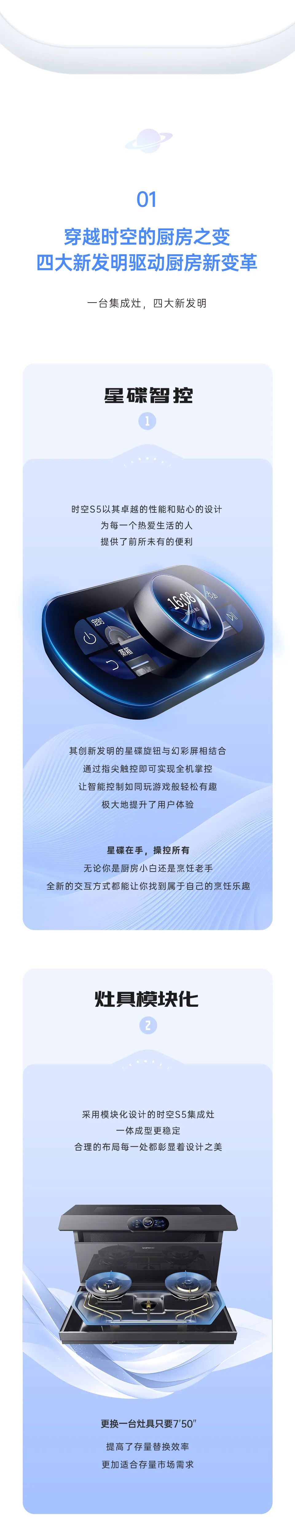 帥豐集成灶時空S5全球首發(fā)，四大新發(fā)明開啟廚房新未來