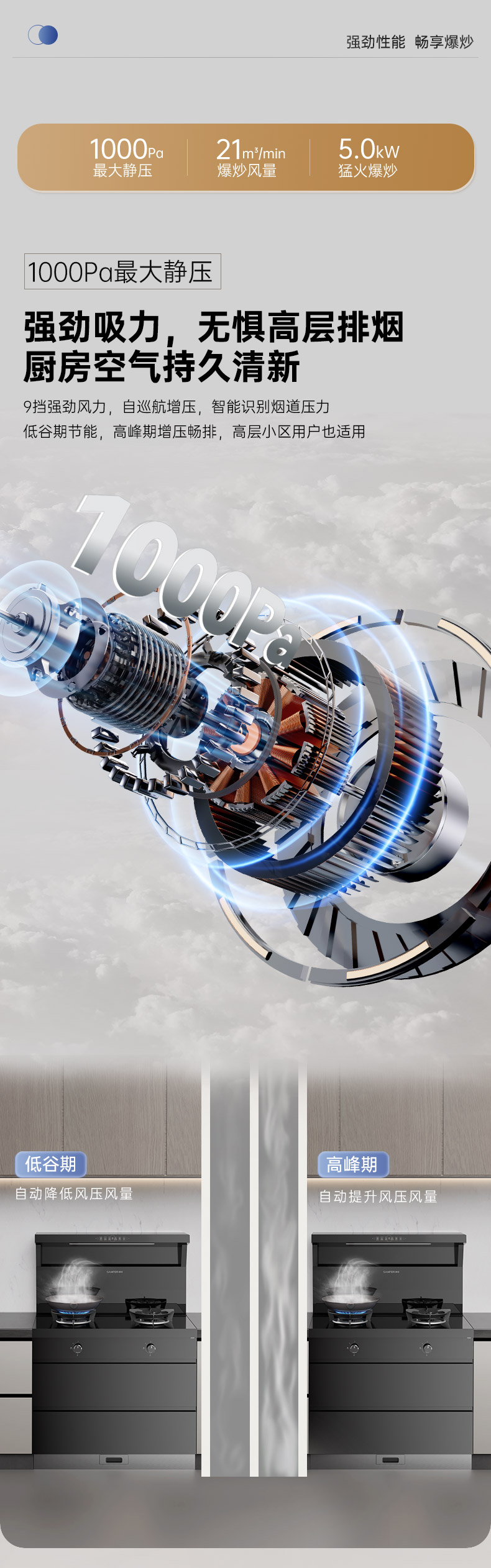 帥豐V6X-90消毒柜款集成灶