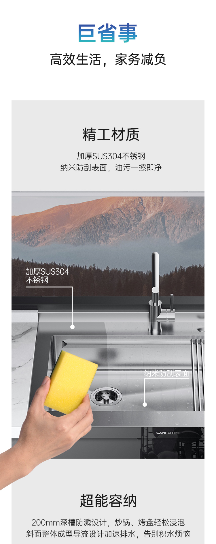 帥豐W55集成洗碗機